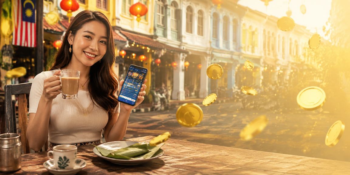 Pemain Ipoh menggunakan telefon pintar untuk mengikuti perlawanan kasino langsung