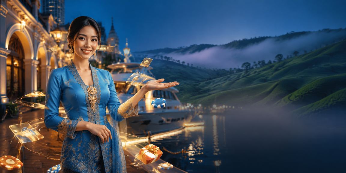 Suasana hiburan kasino Malaysia dengan pakaian baju kurung tradisional